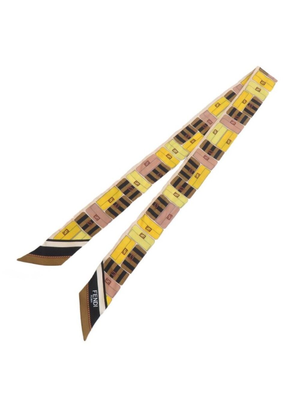 Fendi Ribbon Scarf Multicolor - Picture 4 of 7